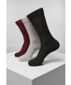 Vysoké ponožky 3-pack URBAN CLASSICS (TB3743)