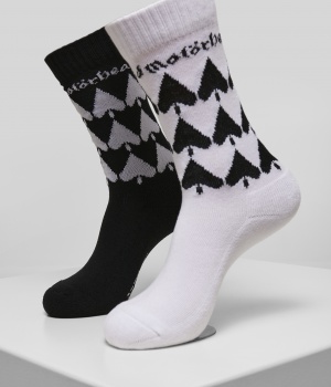 Vysoké ponožky 2-pack URBAN CLASSICS (MC1012)