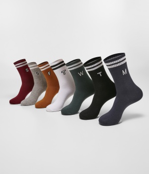 Vysoké ponožky 7-pack URBAN CLASSICS (TB3741)