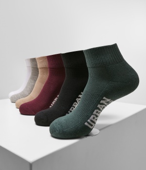 Kotníkové ponožky 6-pack URBAN CLASSICS TB3386)