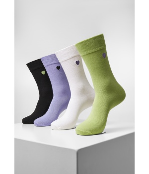 Vysoké ponožky 4-pack URBAN CLASSICS (TB4226)
