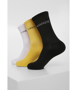 Vysoké ponožky 3-pack URBAN CLASSICS (TB3306)