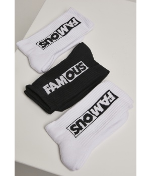 Vysoké ponožky 3-pack URBAN CLASSICS (FA059)
