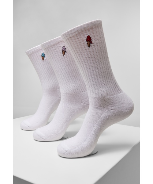 Zdravotní boty - Ponožky 3-pack URBAN CLASSICS (MT2111) Bílá