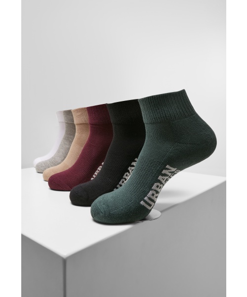 Zdravotní boty - Kotníkové ponožky 6-pack URBAN CLASSICS TB3386) Zimní barvy